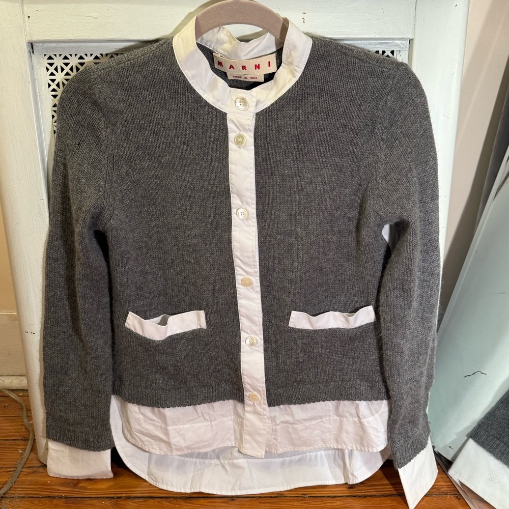 Marni Combo Knit Cardigan